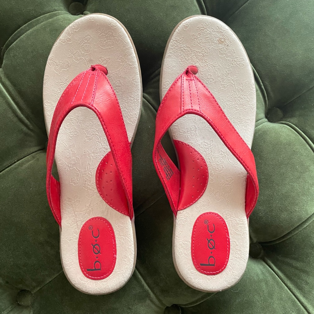 b.o.c. Red Sandals
